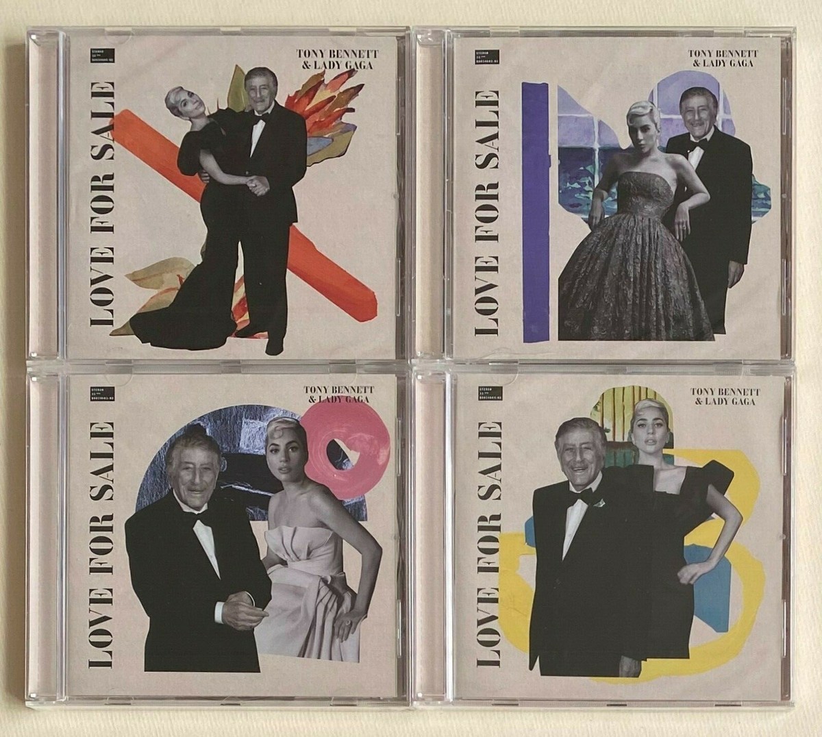 TONY BENNETT & LADY GAGA * LOVE FOR SALE * 4x ALTERNATE ARTWORK CD