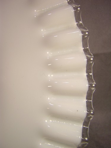Fenton Art Glass SILVER CREST 12 1/2" Handled Sandwich Tray - Picture 4 of 6