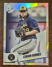 2024 Topps Big League Base Uncommon Rainbow Foil #230 Corbin Burnes Brewers