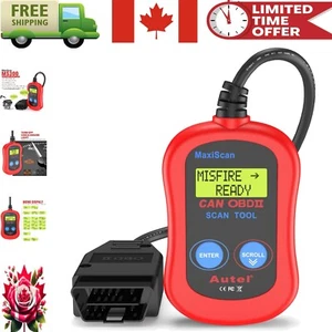 Lecteur de code de diagnostic compact: Idéal pour les bricolages de voiture & Débutants - 2024 Modèle