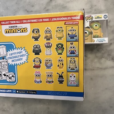 Funko Bitty Pop Minions Despicable Me- 167 Au Naturel | eBay