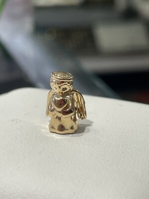 Authentic Pandora 14k Gold “ANGEL OF LOVE” Charm RETIRED