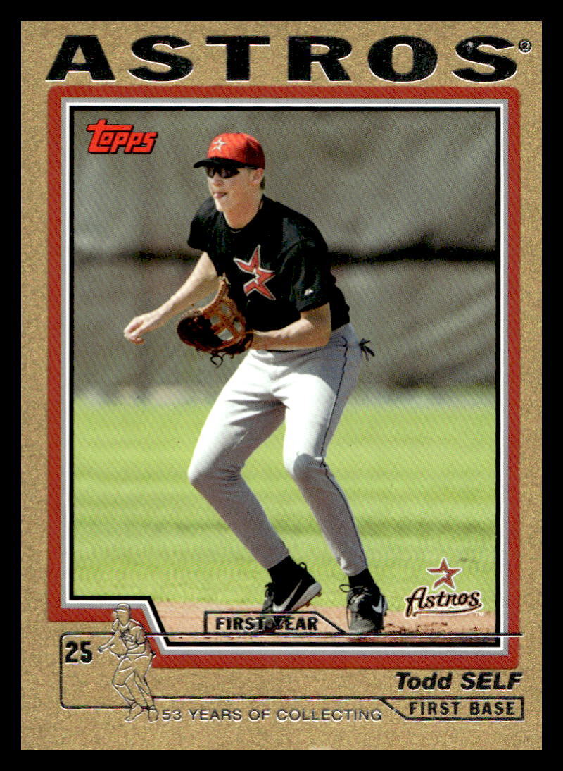 2004 Topps  Todd Self #322 Gold Parallel /2004 Houston Astros