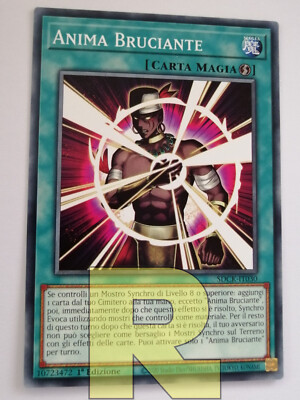 3x Brennende Seele / Burning Soul  Common  SDCK-IT030  1. Auflage Italienisch