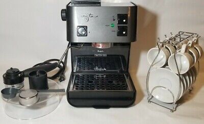 RARE Starbucks Original Stainless Barista Espresso Machine w RARE Starbucks Original Stainless Barista Espresso Machine w
