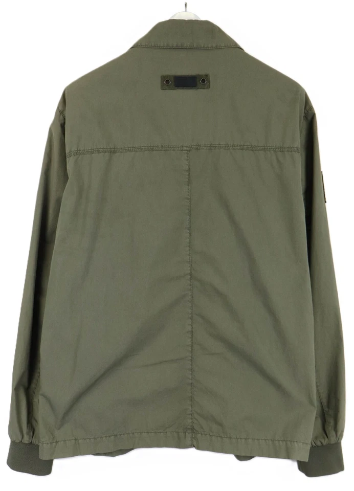 Camel Active Blouson Chaqueta Hombre (Eu) 56 Verde Militar con Cuello Cremallera - Imagen 2 de 4