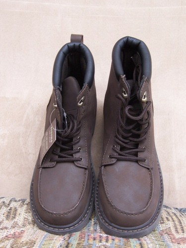 HIKING BOOTS Rugged BROWN Work SHOES Trail Backpacking Sonoma Max NWOB $75 - Picture 3 of 4