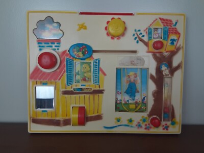 Rare Vintage 1983 Chicco Italian-Made ''Activity Centre'' Baby Activity Board