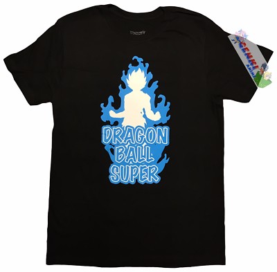 専用ページ③ Legit** Dragon Ball Super God Goku Blue Silhouette Authentic T