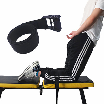 Nordic Hamstring Curl Strap Belt Capacity Exercise Assisted Bench Hammy Strap 