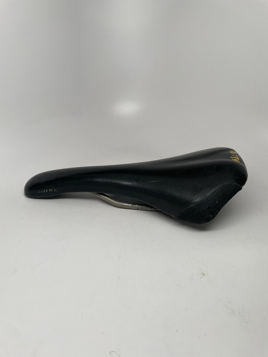 Vintage Selle Italia Flite Titanium Black Leather Saddle 1992 | eBay