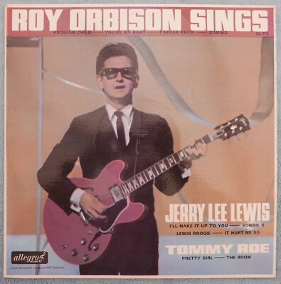 Roy Orbison - Sings Jerry Lee Lewis & Tommy Roe, 1965, 12'' LP, Allegro ALL 778