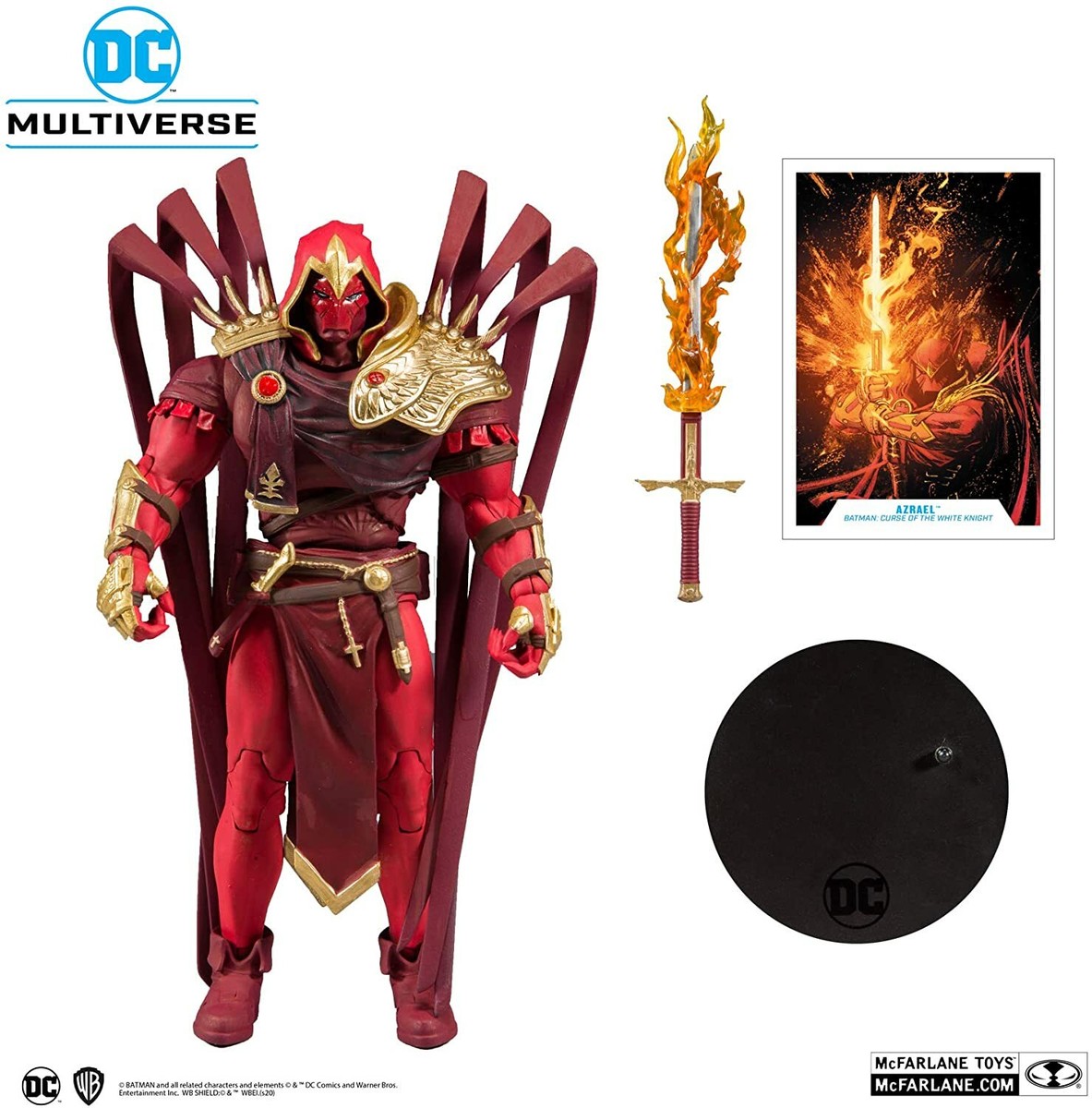 DC Multiverse ~ 7-INCH AZRAEL (WHITE KNIGHT) ACTION FIGURE