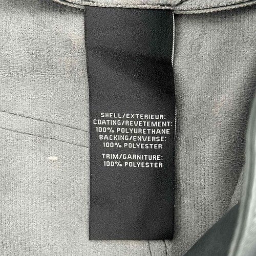 7 For All Mankind Military Green Vegan Leather Straight Leg Pants Sz Large - Picture 4 of 8