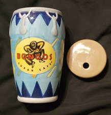 Blue Bongos Cuban Cafe Disney Ceramic Tiki Mug With Lid Disney