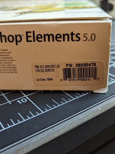 Adobe Photoshop Elements 5. For PC MS With Serial Genuine OEM Disc + Case Papers - Picture 4 of 7
