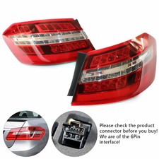 Pair Tail Lights For 2010-2013 Mercedes Benz Sedan W212 E200 E300 E63 AMG LED