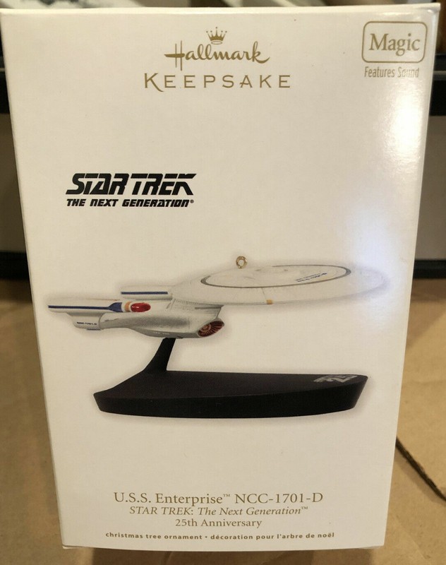 NEW NWT NIB Hallmark Keepsake Star Trek USS Enterprise NCC-1701-D 2012 Ornament