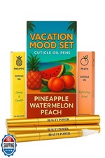 Beauty Power Cuticle Oil Pen Vacation Mood Set of 3 - Pineapple,