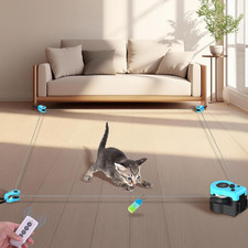 Interactive Cat Toy for Indoor - Automatic Cat Treadmill with Remote Control, 3
