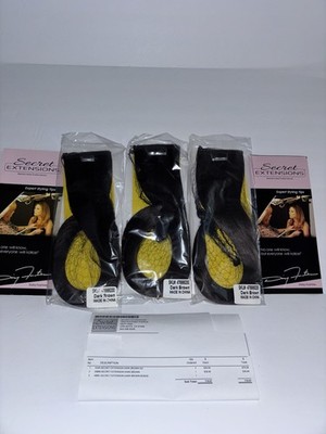 Brand New Secret Extensions By Daisy Fuentes Dark Brown Halos(3)