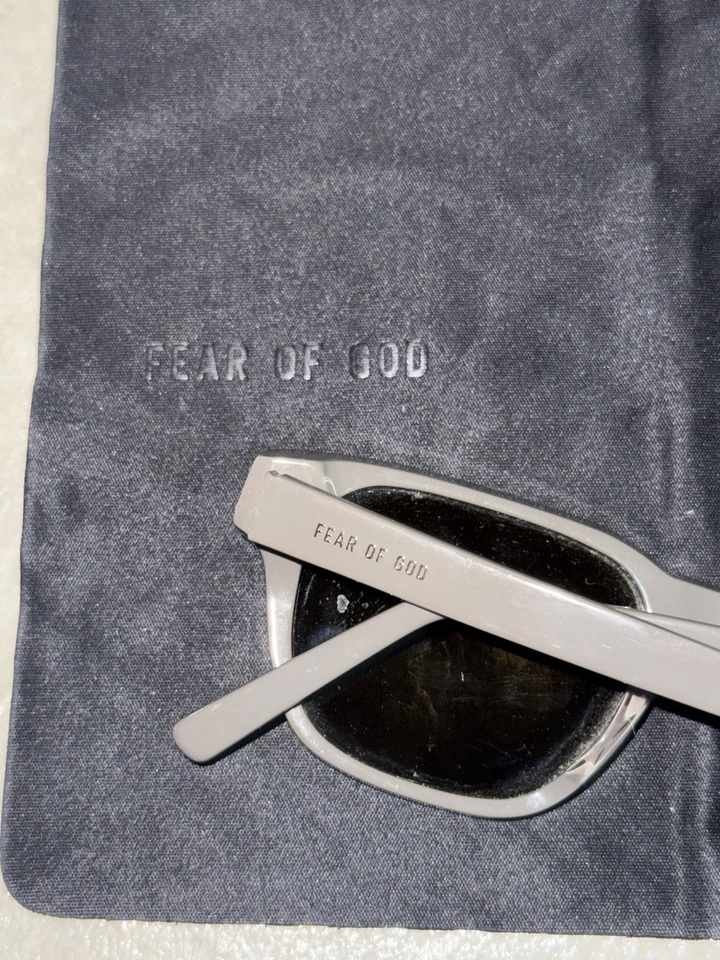 Fear Of God Grey Ant Sunglasses The 1983 Frame Taupe - Image 4 of 4