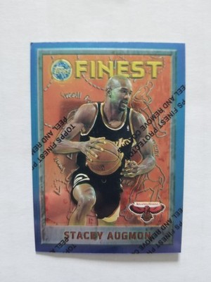 1995-96 Topps Finest #2 Stacey Augmon Atlanta Hawks