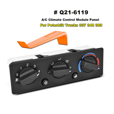 A/C Climate Control Module Panel Q21-6119 For Peterbilt Truck Part NEW