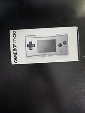 Nintendo Game Boy Micro Silver console Boxed