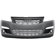Front Bumper Cover Complete For 2013-2017 Chevy Traverse Grille Lower Upper