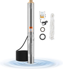 Pompa Sommergibile per Pozzi Profondi IP68, Potenza in Uscita 550 W, 230 V, Port