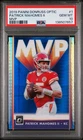 2019 Panini Donruss Optic Patrick Mahomes MVP Prizm PSA 10 Chiefs