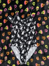 Ethika New With Tags Women's Pull-On "The Bodysuit" Black & White Logo SZ Small