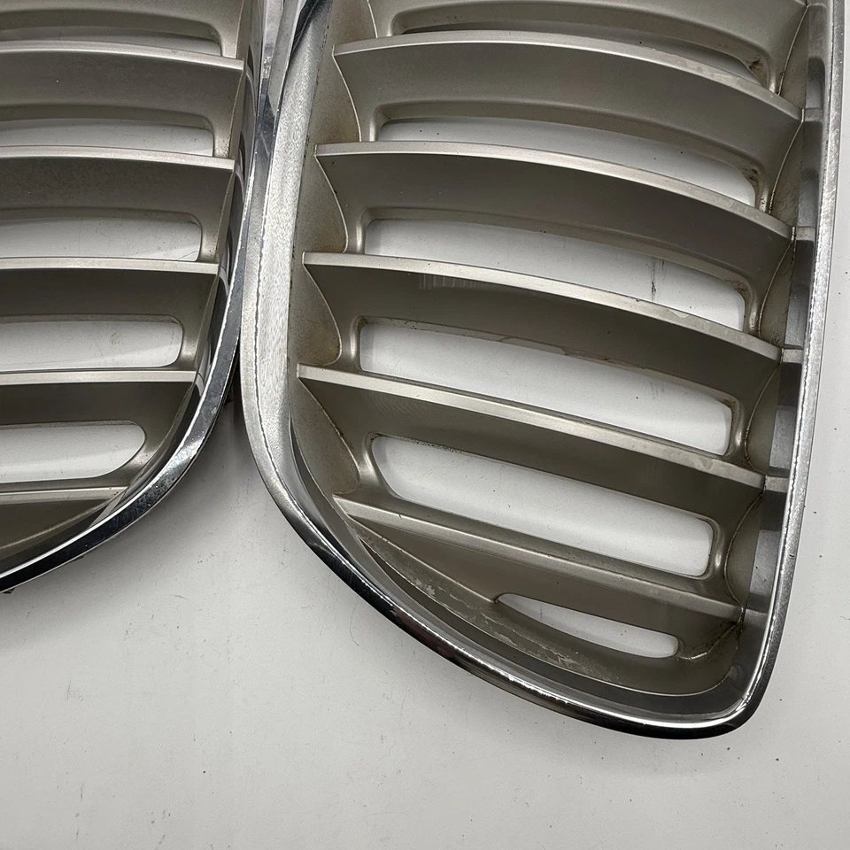 Parachoques delantero derecho izquierdo BMW X3 F25 2011-2017 parrilla riñón cromada 10627110 OEM Foto 4 de 4