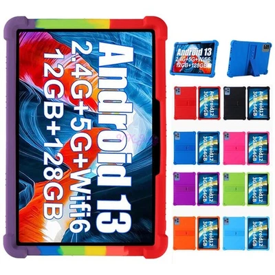 Brand New For Xgody 10'' Tablet Android 13 Silicone Shockproof Stand Case Cover