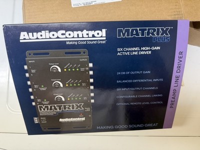 AudioControl MATRIX PLUS 6-Ch Line Driver w/ Level Control & ACR-1 Dash Remote