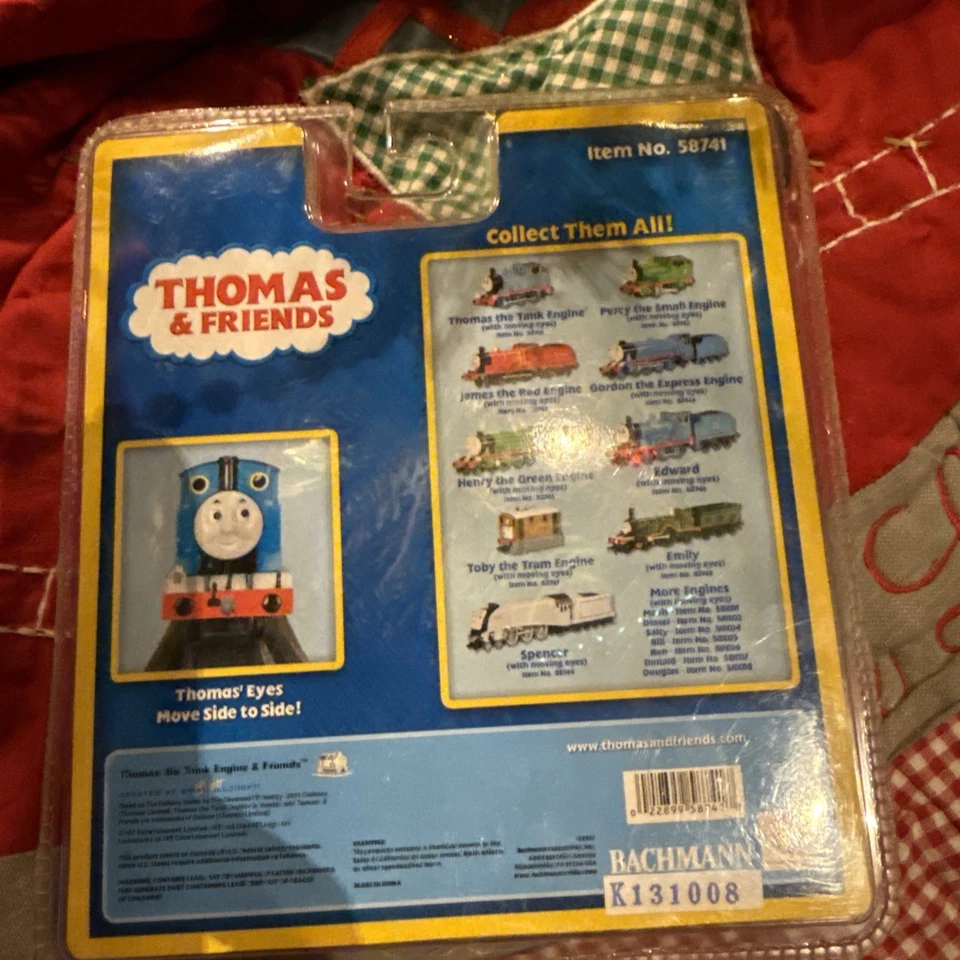 BACHMANN HO THOMAS LOCOMOTIVE W/EYES DCC #58741 - Image 2 of 4