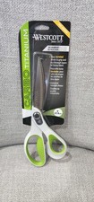 WestCott Carbo Titanium 9" Serrated Blade Scissors Heavy Fabric NEW in Package