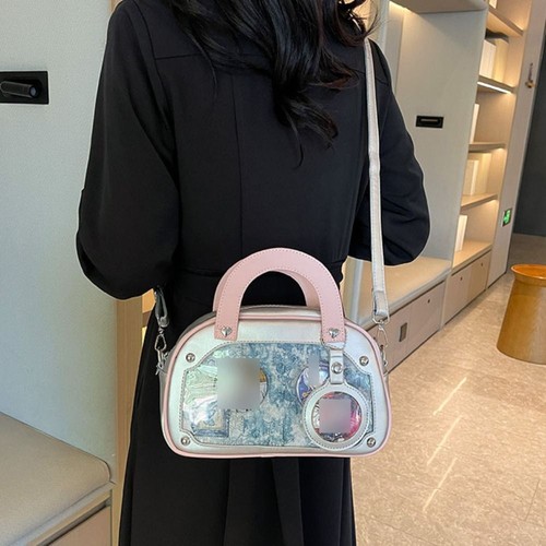 with Badge Storage Bag Simple Itabag Badge Display Shoulder Bag Children
