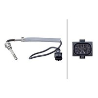 Sensor Abgastemperatur 2-Polig 430 Mm Kabel Hella FüR U.A. Fiat Panda