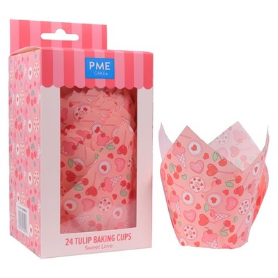 PME Cake Valentines Tulpenmuffin 4,95 cm x 4,83 x 8,99 cm, Mehrfarbig 