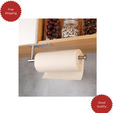 Kitchen Roll Paper Towel Holder Under Cabinet Self Adhesive and Wall Mounted UK