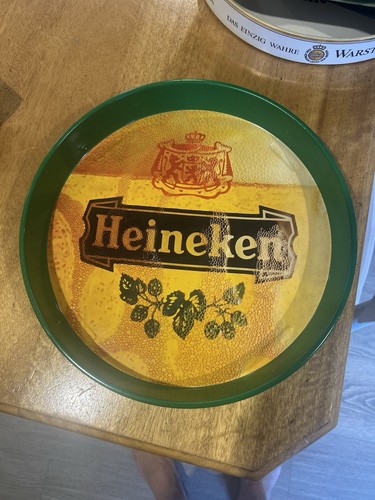 Heineken Metal Bar Tray Beer Advertising 33cm - Picture 4 of 10
