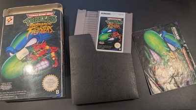 NES Teenage Mutant Hero Turtles Tournament Fighters OVP CIB PAL NOE Konami *RAR*