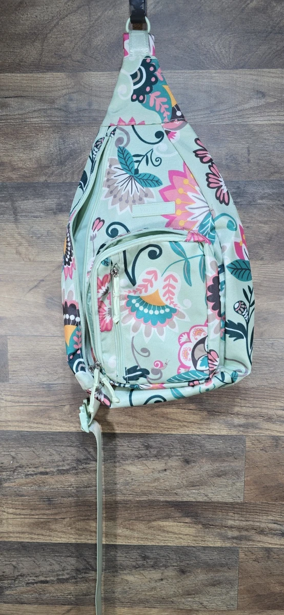 Vera Bradley Floral Bag Backpack  Crossbody - lighten up recycled sling bag NWOT Vera Bradley | Bags | Vera Bradley Floral Bag Backpack  main image 3