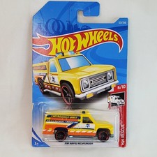 Hot Wheels HW Rescue HW Rapid Responder #123 Yellow