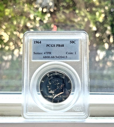 1964 Kennedy Half Dollar- PCGS PR68