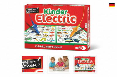 noris Kinder Electric Lernspiel   Zuordnungsspiel mit Lichtsignal bei richtiger