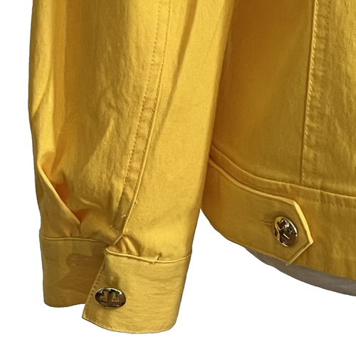 Linea by Louis Dell'Olio Damen Oberteil Gelb Jacke Gr. M Langarm Kragen - Bild 11 von 19