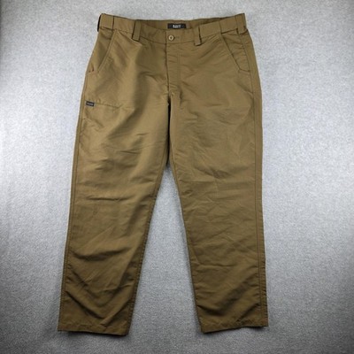 5.11 Tactical Pants Mens 38x30 Beige Ripstop Chino Straight Workwear